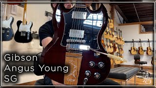 Video thumbnail for Gibson Angus Young SG by Artisan Guitars