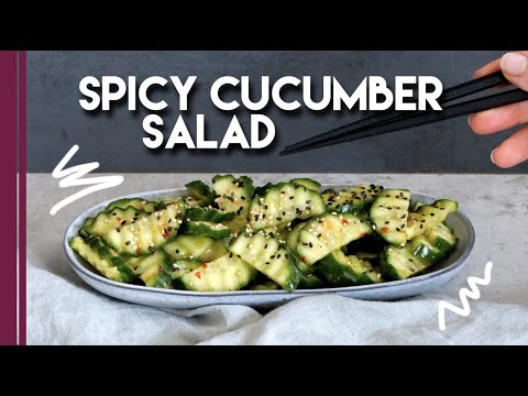 Spicy Cucumber side dish | Asian style