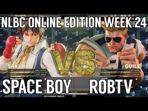 Street Fighter V Losers Final - RobTV vs Space Boy @ NLBC Online Edition #24