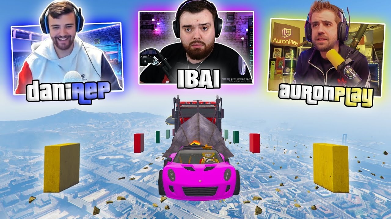 CARA A CARA CON RUBIUS, IBAI Y AURONPLAY! LOCURA!! - GTA 5 ONLINE