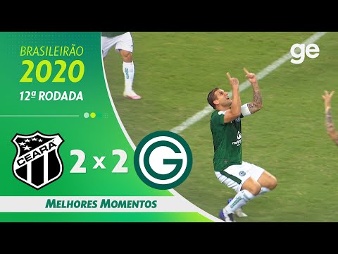 Gols e lances de Ceará x Goiás