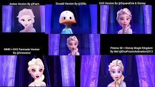 Download lagu Disney Frozen Let It Go - Original VS All 5 Compilation Fanmade Animation! - Idina Menzel mp3