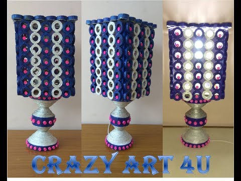 Красива лампа своїми руками. як зробити лампу з відходів.