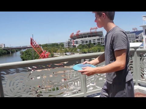 Bro Catches Frisbee With A Water Hoverboard