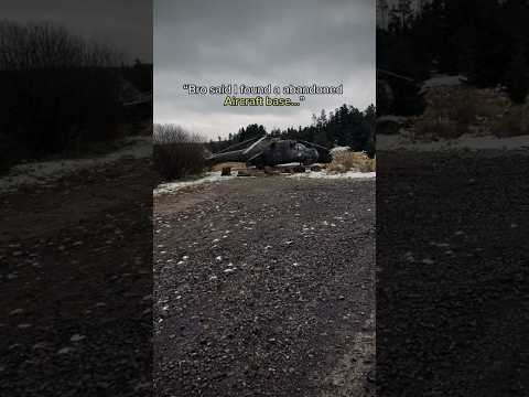 Exploring an abandoned military base or what what thought was…