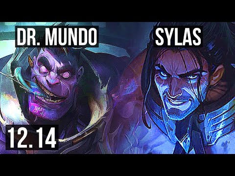 MUNDO vs SYLAS (MID) | Rank 4 Mundo, 600+ games, 12/4/9, Dominating | KR Grandmaster | 12.14