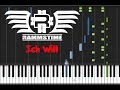 Rammstein - Ich Will [Piano Cover Tutorial ...