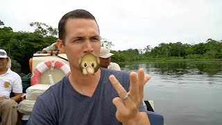 NATE JUMPED IN THE AMAZON RIVER! - YouTube