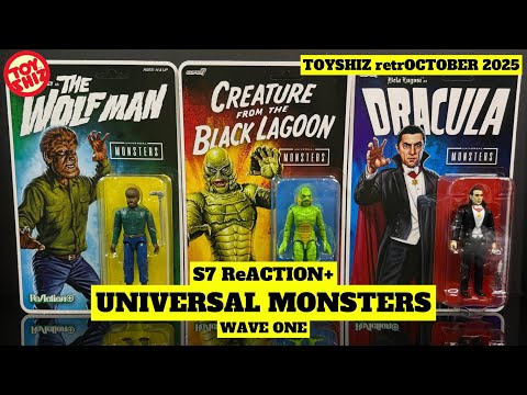 2025 UNIVERSAL MONSTERS/GI JOES | ReACTION+ | Super 7