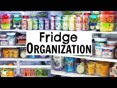 FRIDGE ORGANIZATION in 5 EASY STEPS + Clean & Organize with Me
