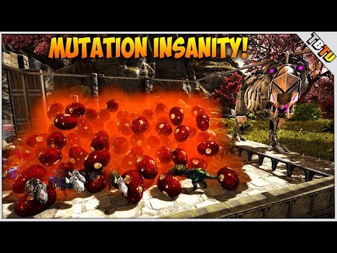 600 TEK REX EGGS! COLOR MUTATION INSANITY! Ark Survival Evolved Mutation Zoo E6