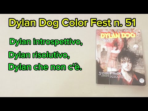 Dylan Dog Color Fest n. 51 " Strade perdute"