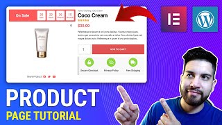 How To Create A Custom Product Page On Elementor Pro | Single Product Template