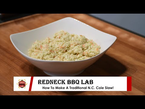 How To Make North Carolina Cole Slaw!