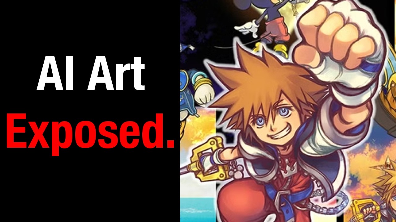 Kingdom Hearts EXPOSED for AI Art used as official Cover Artwork!