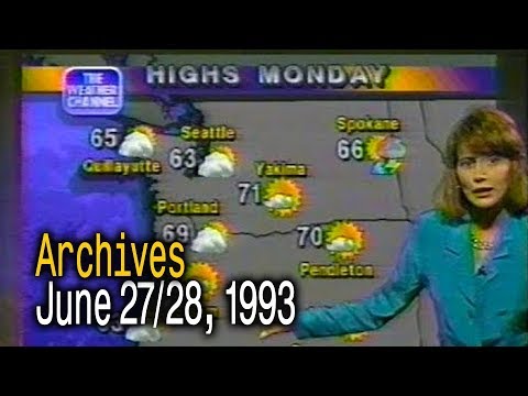 The Weather Channel Archives - June 27/28, 1993 - 11pm - 1am