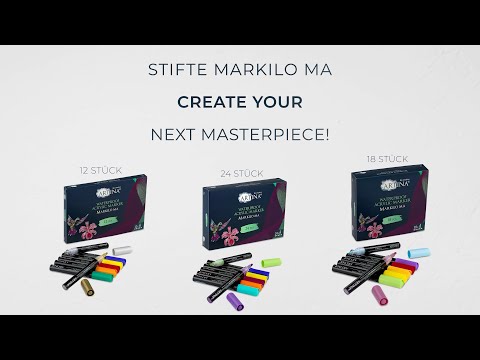 ARTINA Marker Stifte Set Markilo MA - Acrylmarker für verschiedene Oberflächen