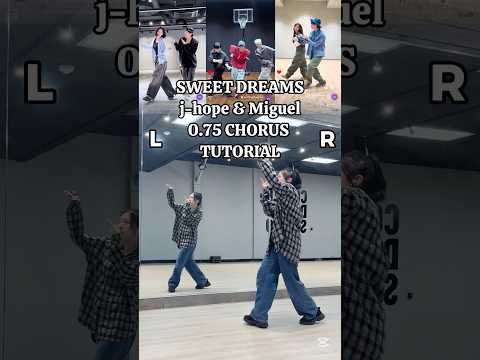 Sweet Dreams - j-hope ft. Miguel 0.75 Chorus tutorial #jhope #bts #jhops_sweetdreams #dancetutorial