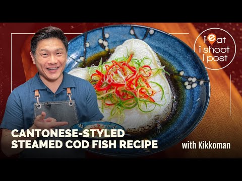 Cantonese-style Steam Cod Fish - with Kikkoman