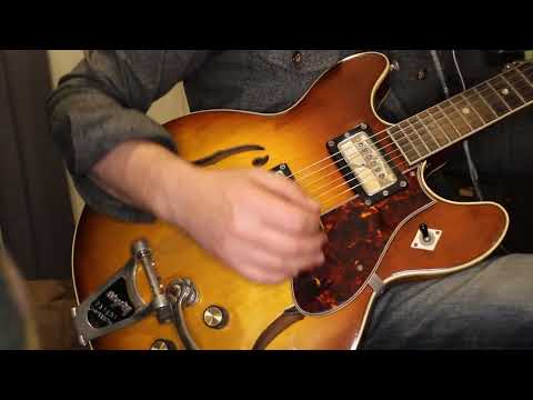 Waterslide Guitars Rubber Bridge For Tuneomatic Equipped Guitars ES 330, Casino, Harmony Archtop Etc image 5