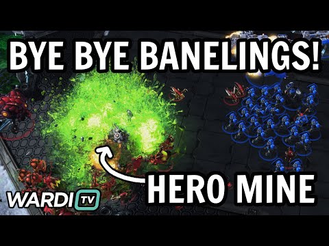 BANELINGS MEET HERO MINE! - Reynor vs Kelazhur - ESL Weekly EU #92 [StarCraft 2]