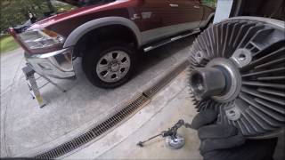 2010-2012 Ram 6.7 2500/3500 electric fan clutch replacement (Easy)