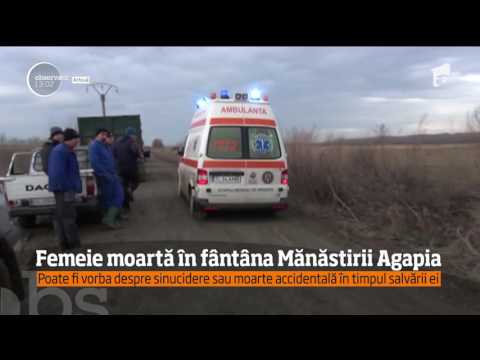 O femeie de 49 de ani a fost găsită fără viaţă în fântâna de la mănăstirea Agapia din Nea