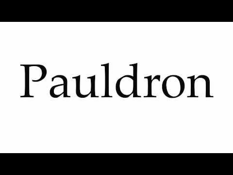 How to Pronounce Pauldron