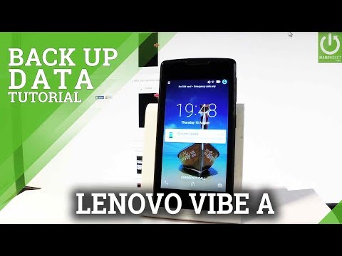 LENOVO Vibe A Backup Up Data / Allow Google Backup