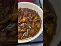 Jamaican style brown stew chicken foot #jamaicanstylefood