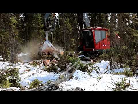 JPS R5500 with JPS Rotary Actuator on LogMax 7000XT in Quebec, Canada