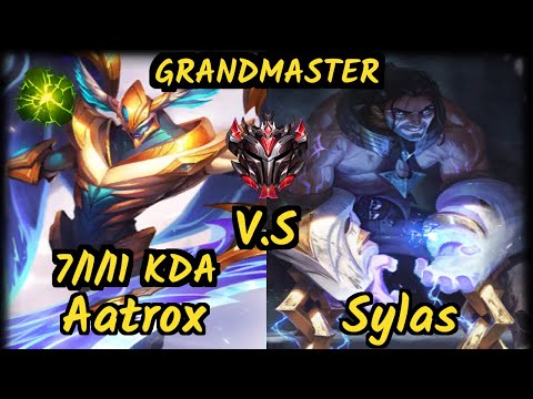 Broxah (AATROX) vs SYLAS - 7/1/11 KDA JUNGLE GAMEPLAY - EUW Ranked GRANDMASTER