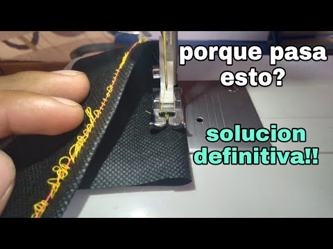 porque la maquina de coser familiar casera cose flojo abajo o enreda el hilo.