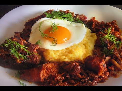 Tochitură - Transylvanian Pork Stew Recipe / Romanian / Moldovian