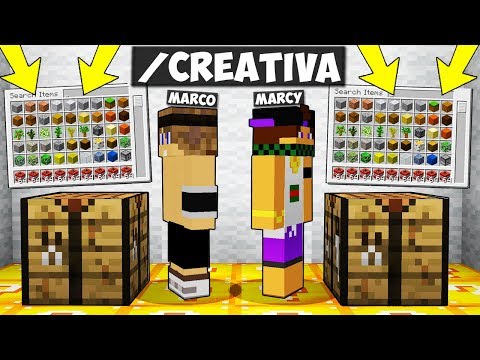 GIOCHIAMO CON MARCY IN CREATIVA! - Minecraft ITA