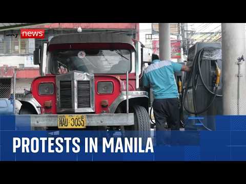 Protesters take to the streets in the Philippines over Iran war energy emergency
