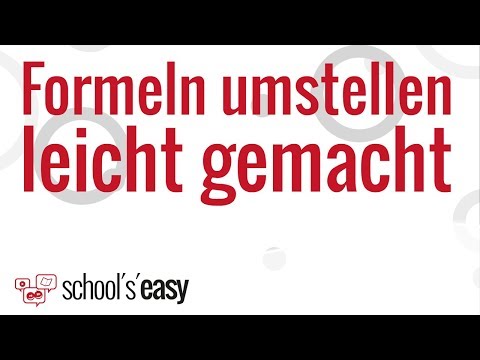 Formeln umstellen leicht gemacht | Eine Prozentformel reicht!