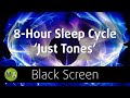 Fall Asleep, Stay Asleep - 8-Hour Sleep Cycle Isochronic Tones (Black Screen)