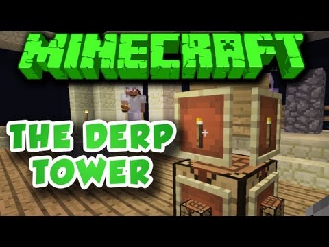 HermitCraft! {EP.82} - The DeRp Tower - FT Joe + Keralis!