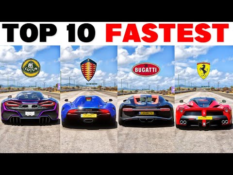 FH5 ULTIMATE DRAG RACE:  X5 FE, SF90, SVJ, LAFERRARI, VENOM, REGERA, AGERA, EVIJA