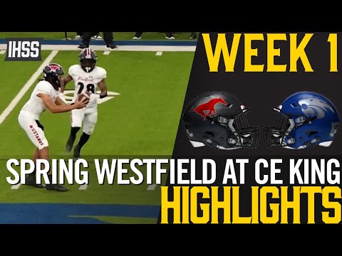 Epic Showdown: Spring Westfield's Comeback Victory Over CE King | High School Football Highlights