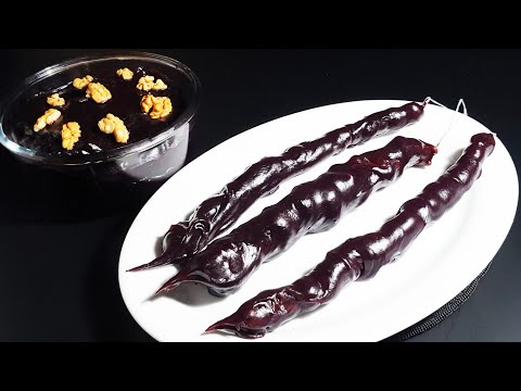 Healthy, natural and delicious! CHURCHKHELA and PHELAMUSHI! Ancient Georgian dessert!