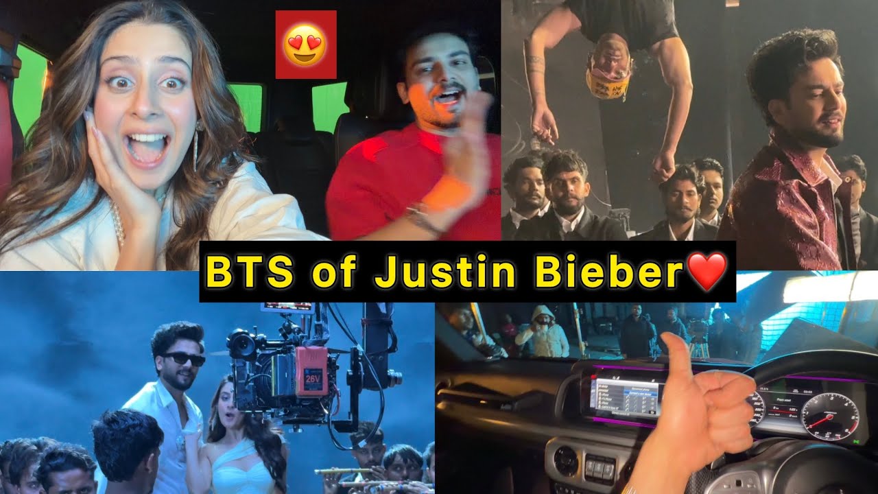 Behind The Scenes of Justin Bieber Song😍