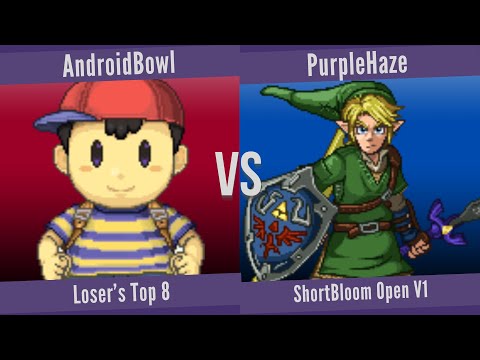 AndroidBowl (Ness, Mega Man) vs. PurpleHaze (Multiple) - SSF2 Loser's Top 8 - ShortBloom Open