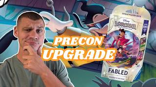 How To UPGRADE Your Starter Deck! | Disney Lorcana, Ruby, Emerald, Powerline, Deck Building