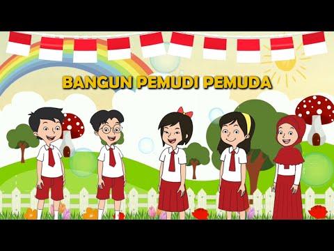Bangun Pemudi Pemuda (Lirik) - Lagu Nasional Indonesia | Lagu Kelas 4 dan Kelas 5 SD | Vocal Shema