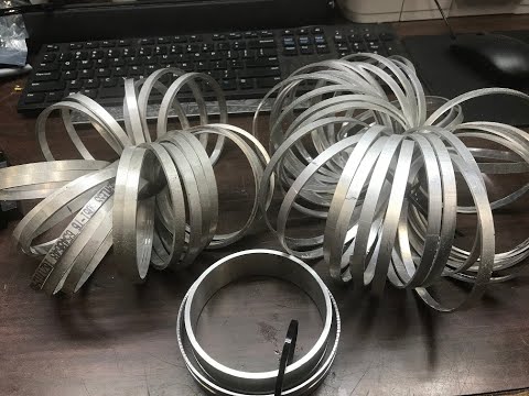 Parting Off Thin Rings in the Lathe