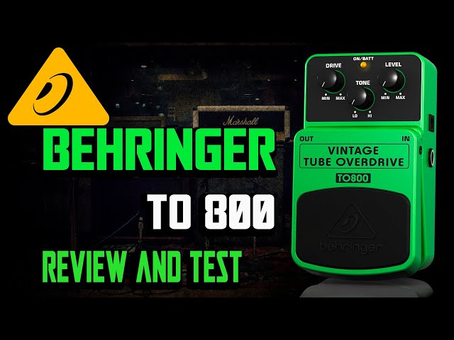 Vídeo relacionado con Behringer TO800 equipo de música adicional - equipos de música adicionales (100-230V, 50/60 Hz, 7 cm, 12,3 cm, 5,4 cm) Verde