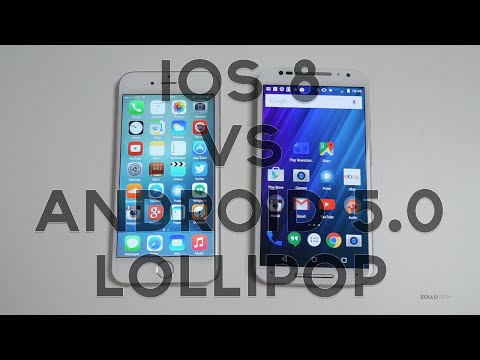 iOS 8 vs Android 5.0 Lollipop (re-upload)