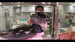 マグロ解体ショー(和光イトーヨーカドーにて)